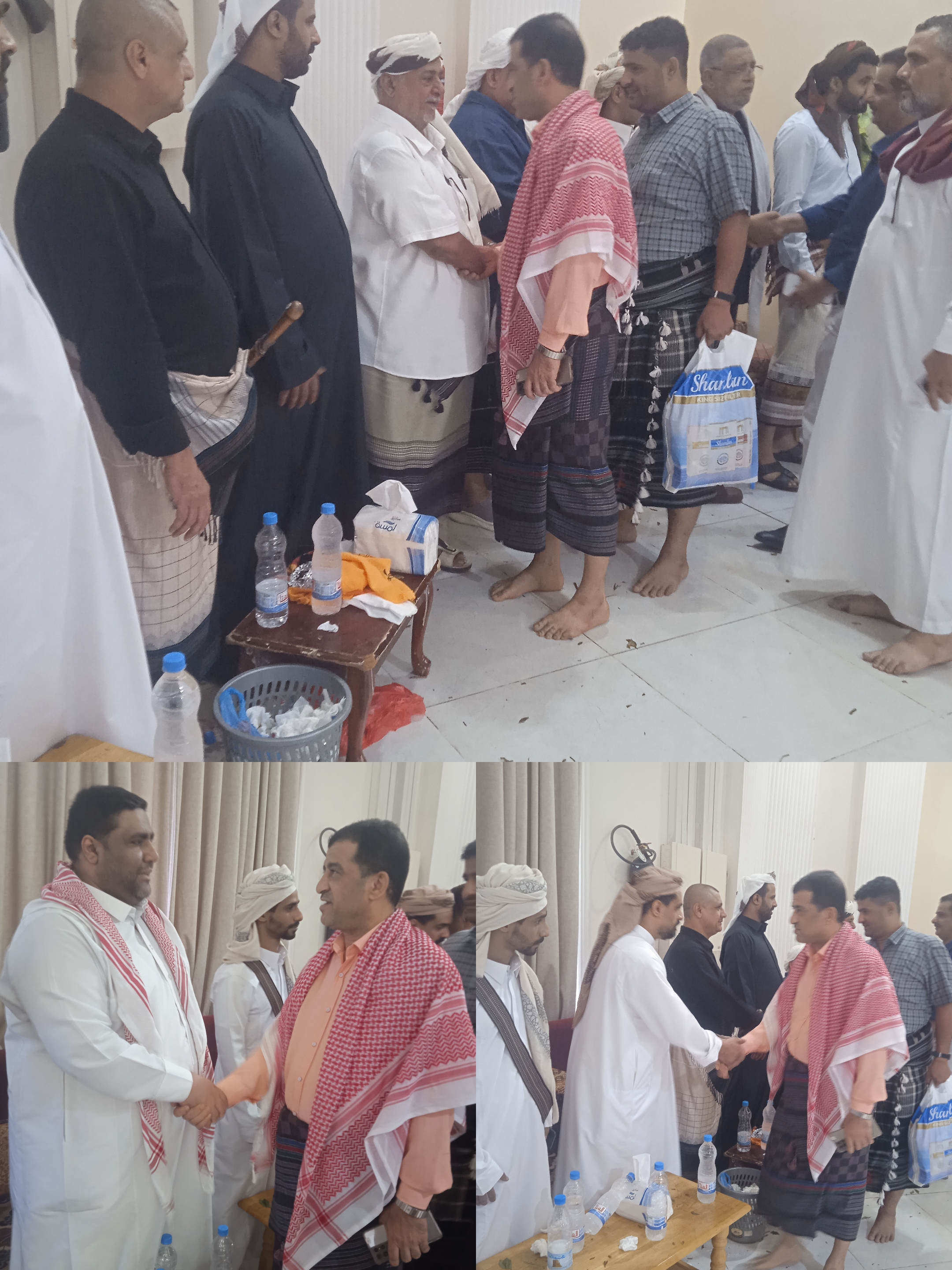 نائب رئيس جامعة عدن للشؤون الأكاديمية د. محمد قشاش يقدم واجب العزاء لآل العيسي في وفاة الشيخ عيدروس العيسي 