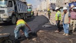 الداؤودي: 85% نسبة إنجاز العمل بمشروع إعادة تأهيل شارع الخمسين في مديرية المنصورة بعدن
