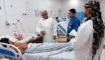 الوكيل الشبحي يتفقد جرحى الجبهات الذي يتلقون العلاج في مستشفيات العاصمة عدن
