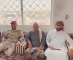 الشيخ جميل المهري بلحاف يقيم مأدبة غذاء على شرف زيارة القائدان بارجاش والشعبي